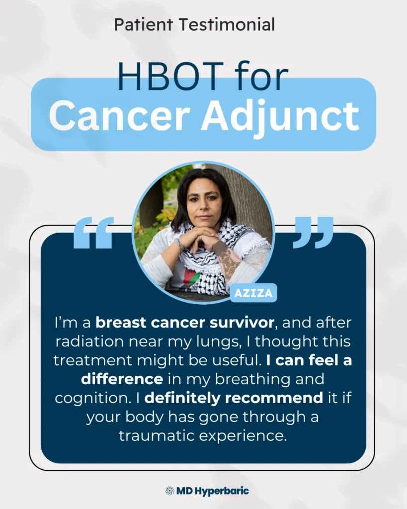 HBOT for cancer treatment and recovery
